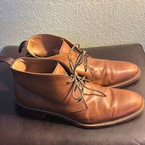 Men's Brown Leather Chukka Boots